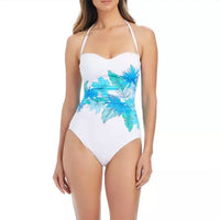 Bleu Rod Beattie - Shirred Bandeau One Piece Swimsuit