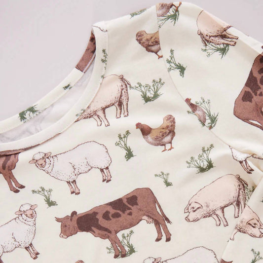 Pink Chicken - Kids Bamboo PJ Set