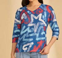 Fdj - Short Sleeve Round Neck Top