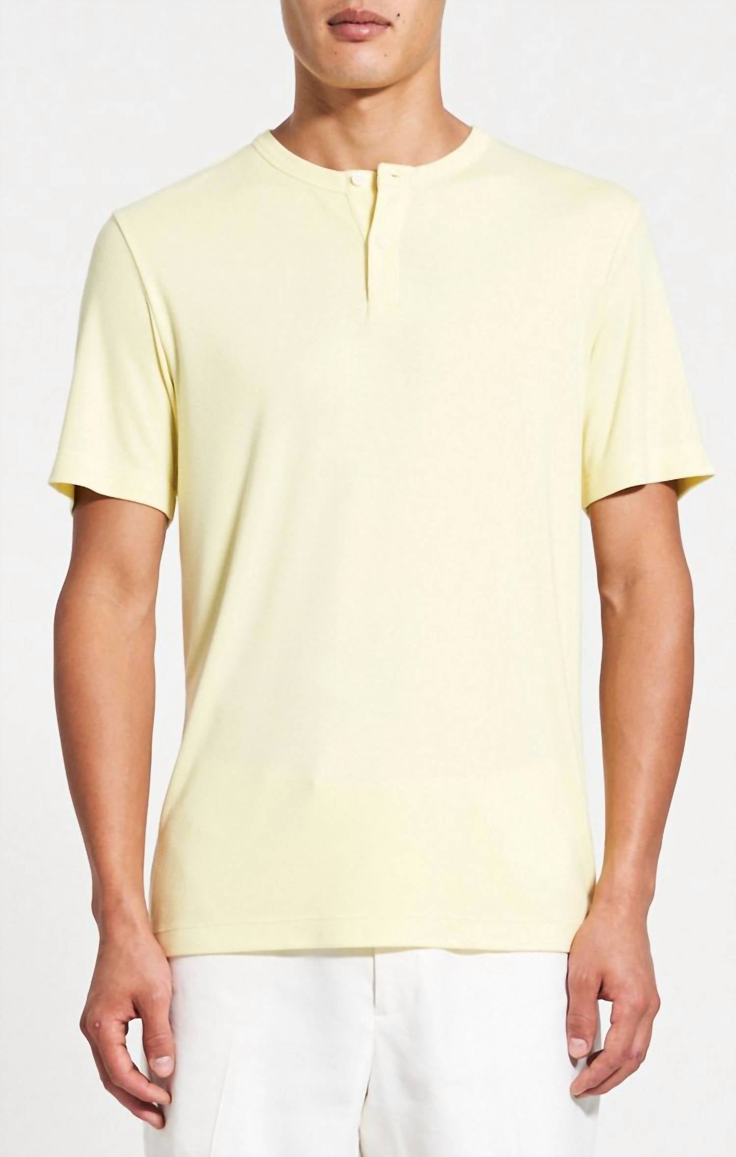 Theory - Gaskell Henley Anemone Shirt