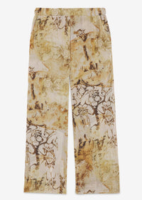Ottod'Ame - Patterned Fluid Pants