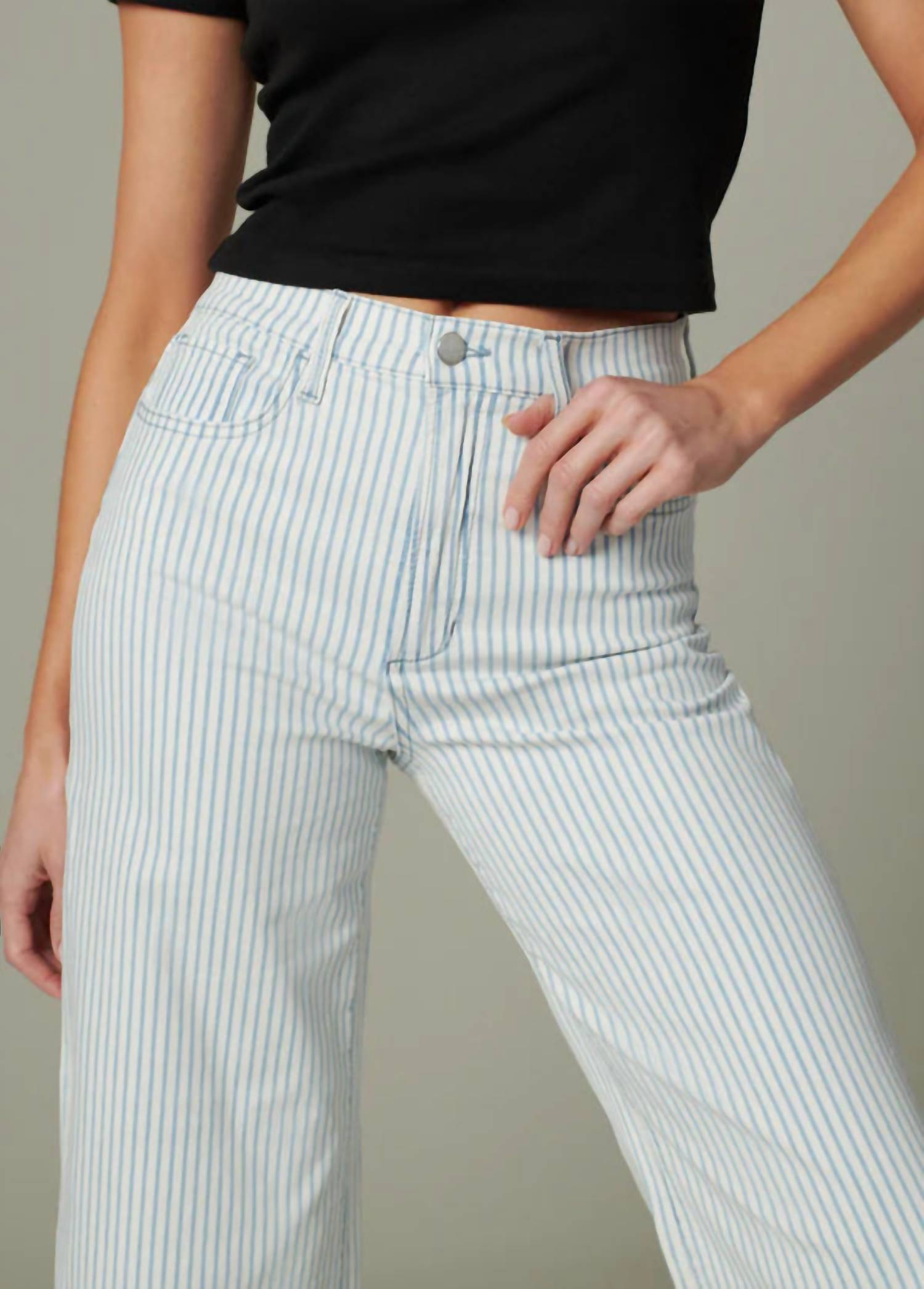 Joe'S Jeans - Mia High Rise Wide Leg Ankle Jeans
