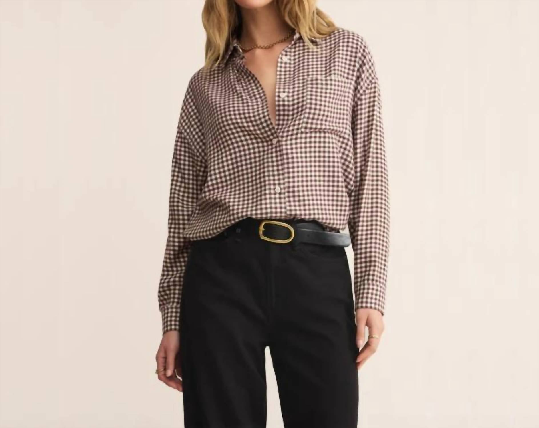 Z Supply - River Plaid Button Up