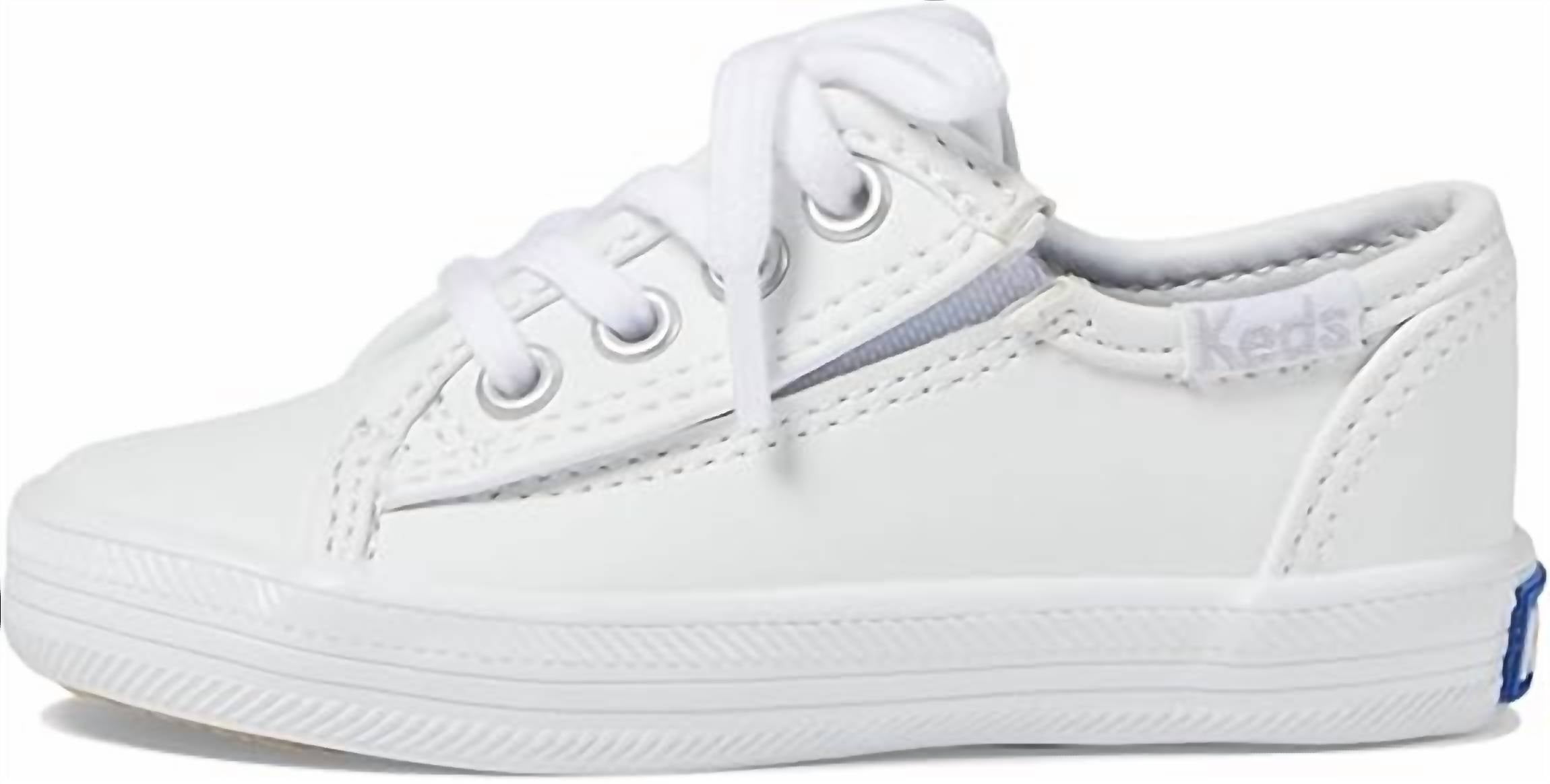 Keds Kid's Kickstart Sneakers in white - kids' sneaker