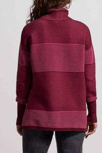 Tribal - Textured Turtleneck Top