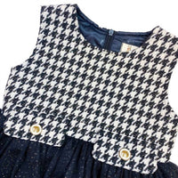 Doe A Dear - Girls Houndstooth Tutu Dress
