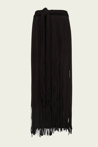 Area - Fringe Midi Skirt