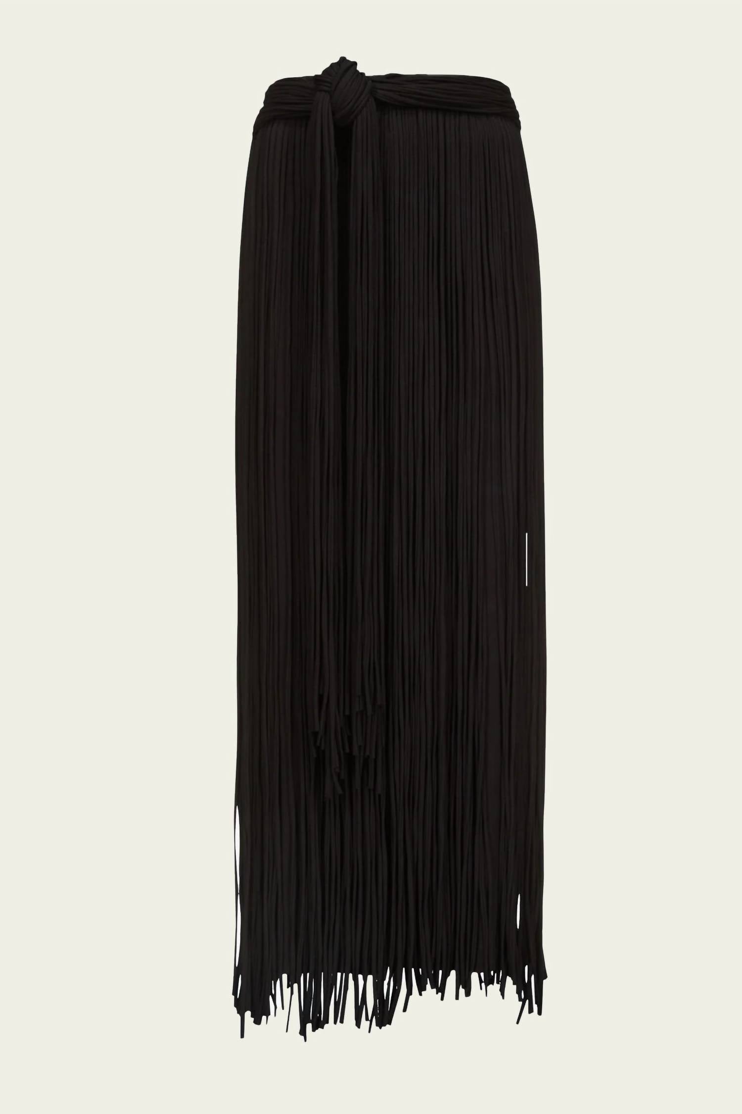 Area - Fringe Midi Skirt