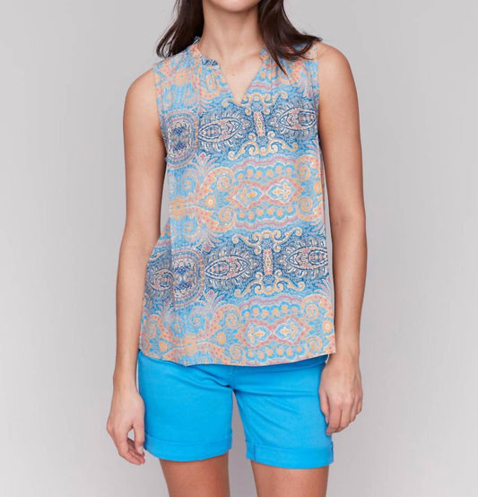 Charlie B - Printed Sleeveless Tank