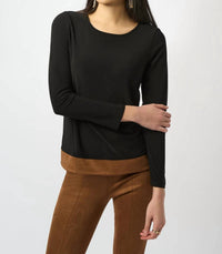 Joseph Ribkoff - Scoop Neck Pullover Top