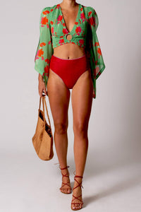 Miguelina - Ravenna Printed Gauze Top