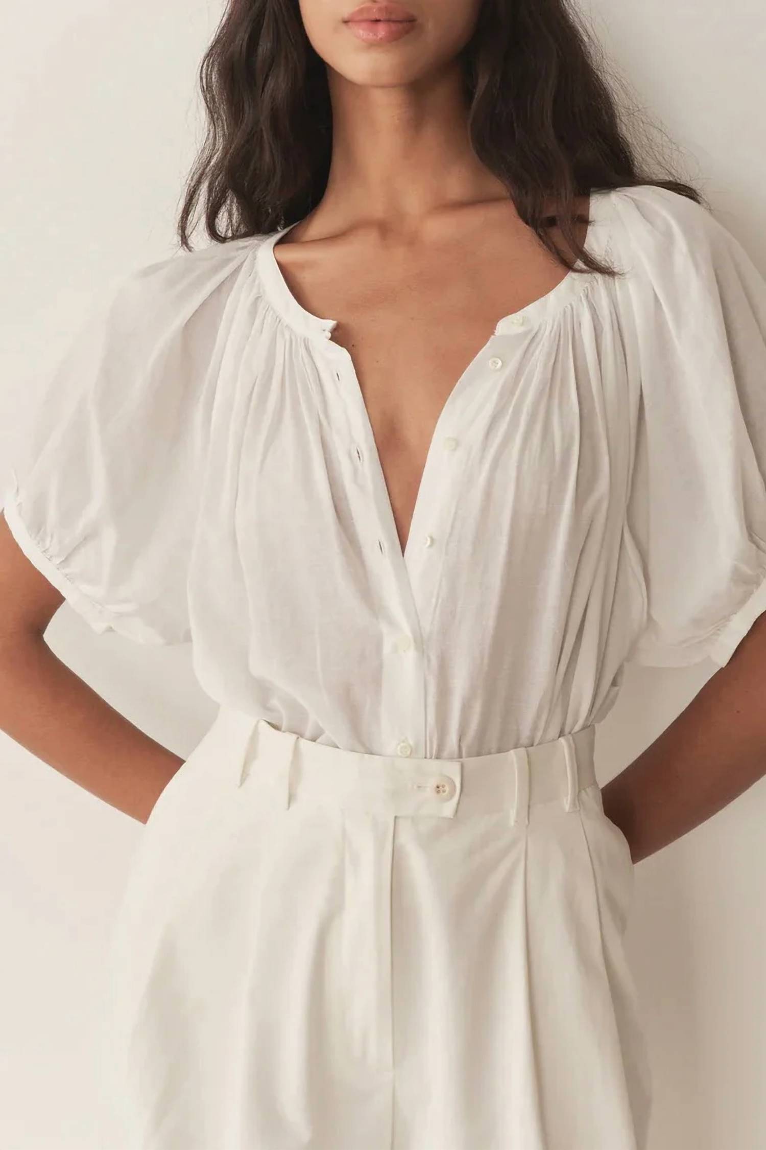 Dôen - June Button Front Top