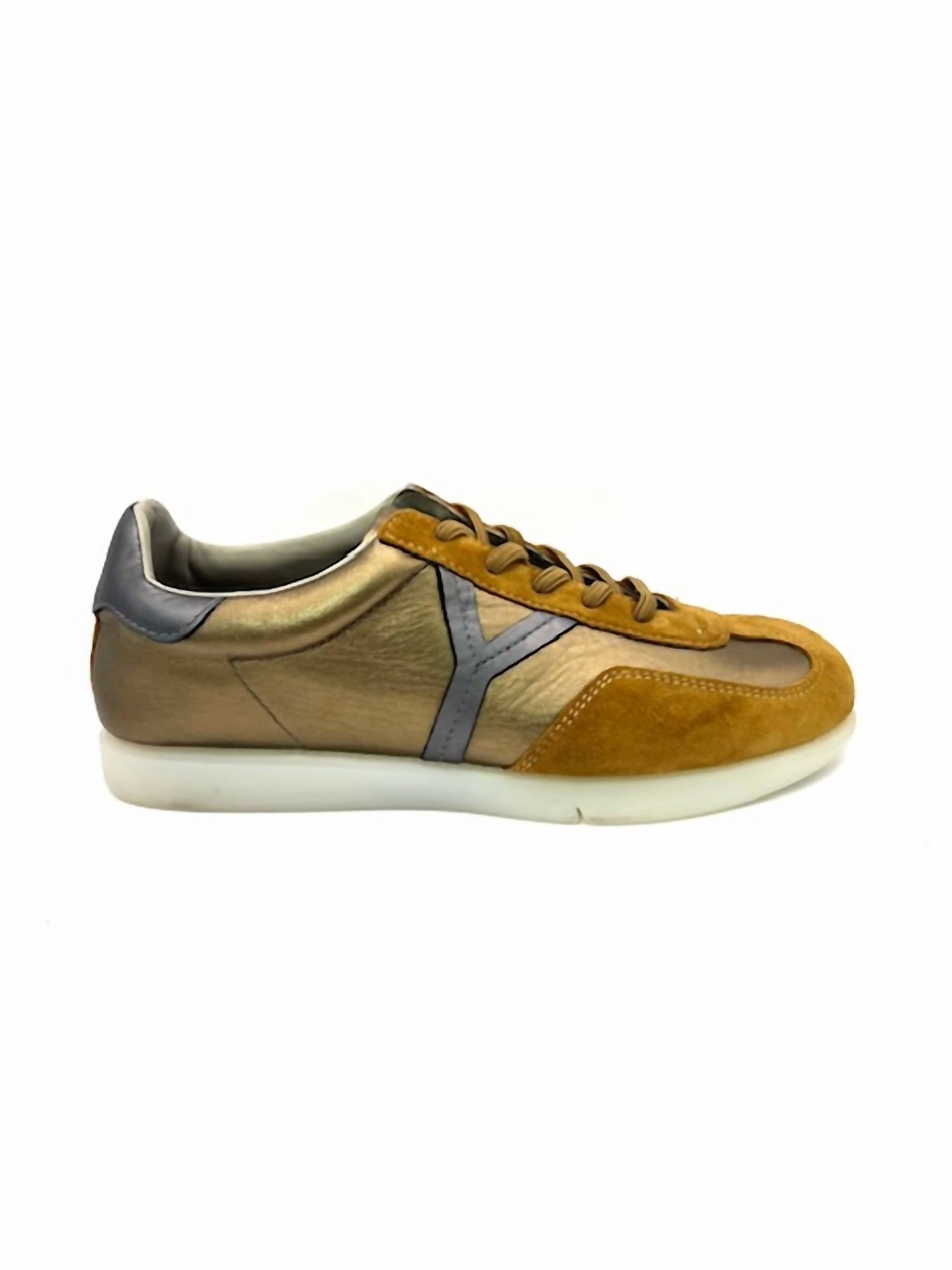 SAYDO Women's Zelk Sneakers in gold - women's sneaker