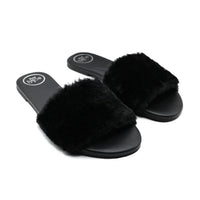 Solei Sea - Women Ziela Fur Strap Slide