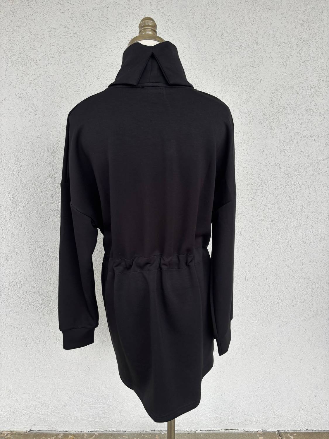 P.CILL Women's My Perfect Modal Top in black - women's long sleeve top - alternate view