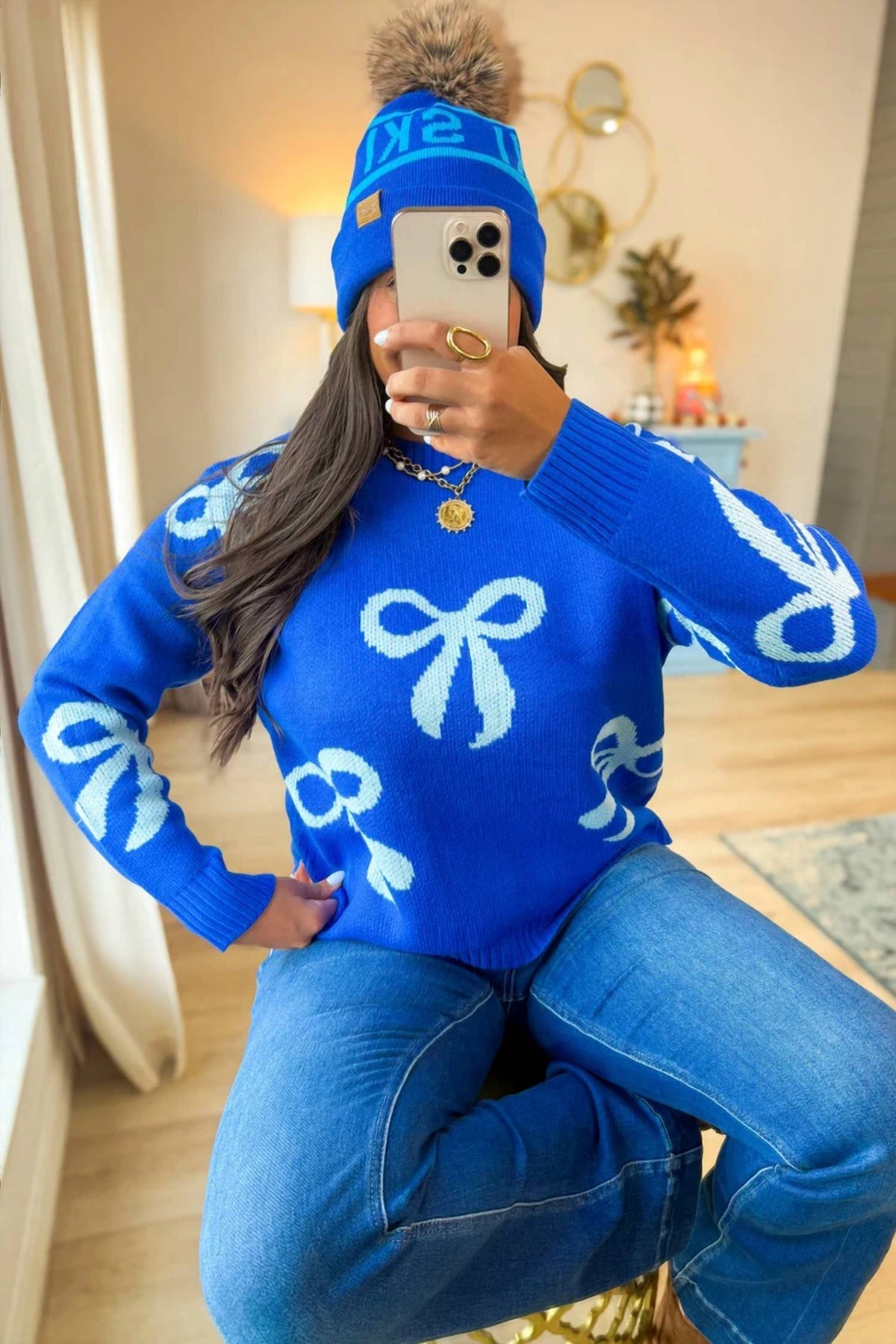 Panache Apparel - Royal Wrapped Cozy Knit Sweater