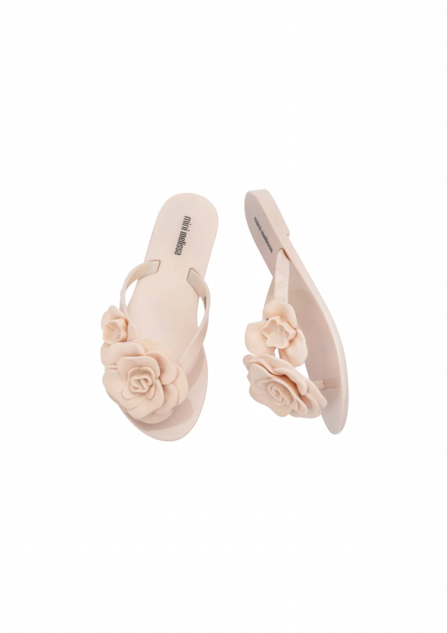 Mini Melissa - Girls' Harmonic Petals Flip-flops