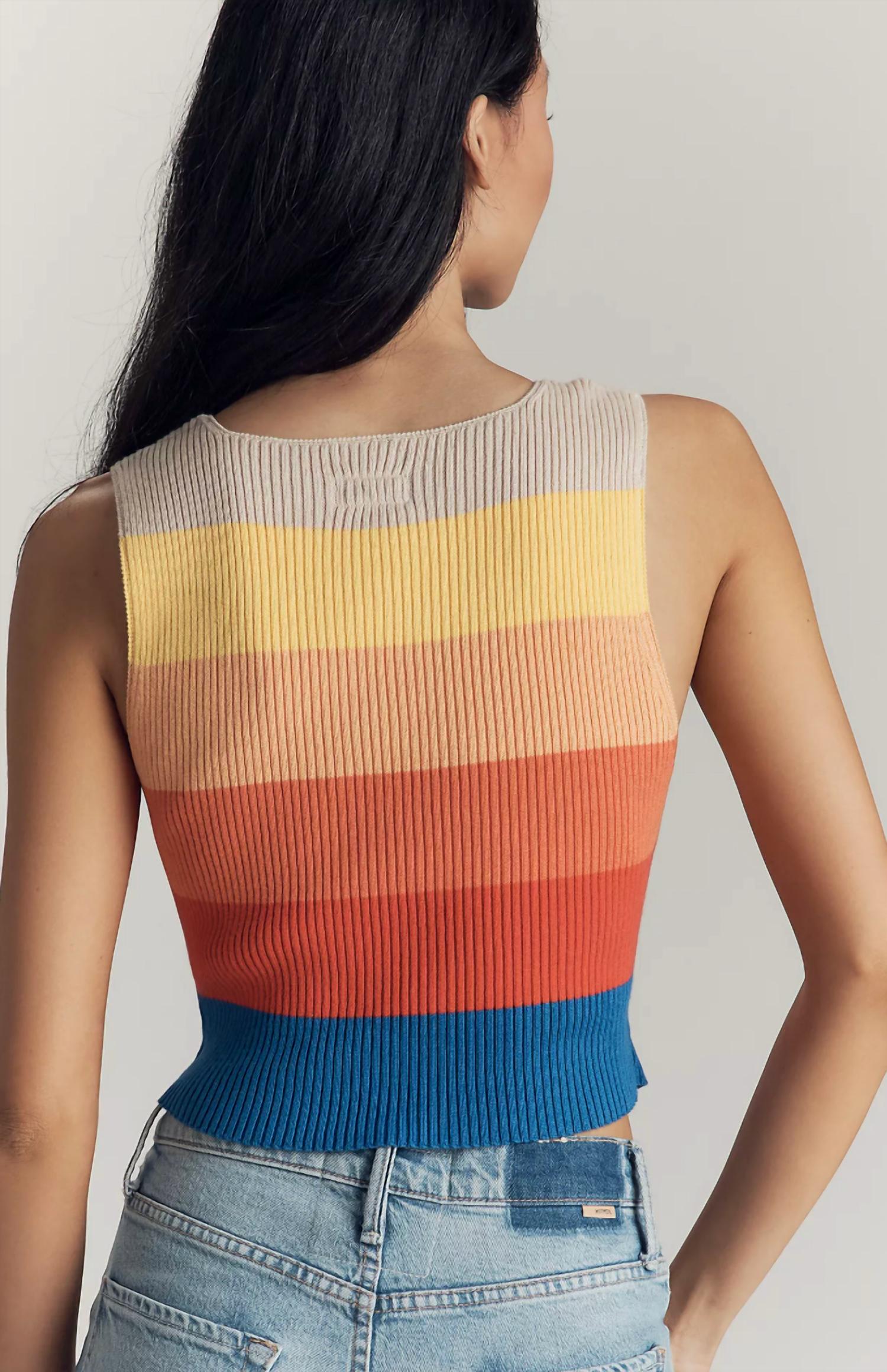Mother - Round Neck Rib Tank Top