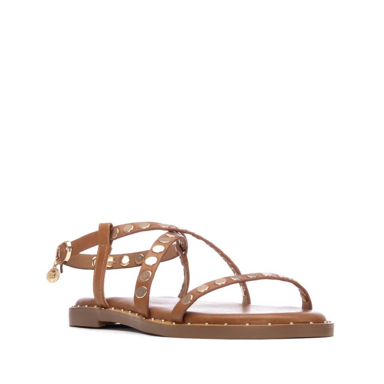Xti Women's Strappy Sandals in camel - women's sandal