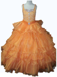 Little Rosie - Girl's Long Pageant Dress