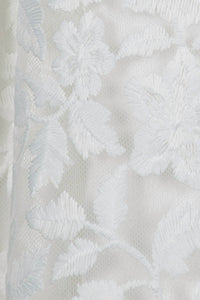 Adrianna Papell - Women's Boat Neck Short Sleeve Embroidered Dress