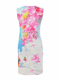 Dolcezza - Santorini Print Sleeveless Dress