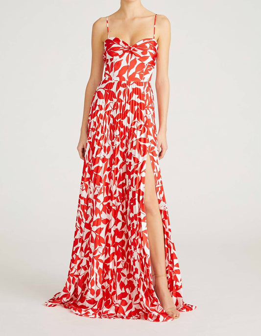 Monique Lhuillier - Cameron Sleeveless Long Dress