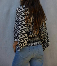 By Together - Smocked Waist Linen Crop Top