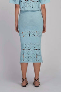 Eleven Six - Jana Crochet Midi Skirt