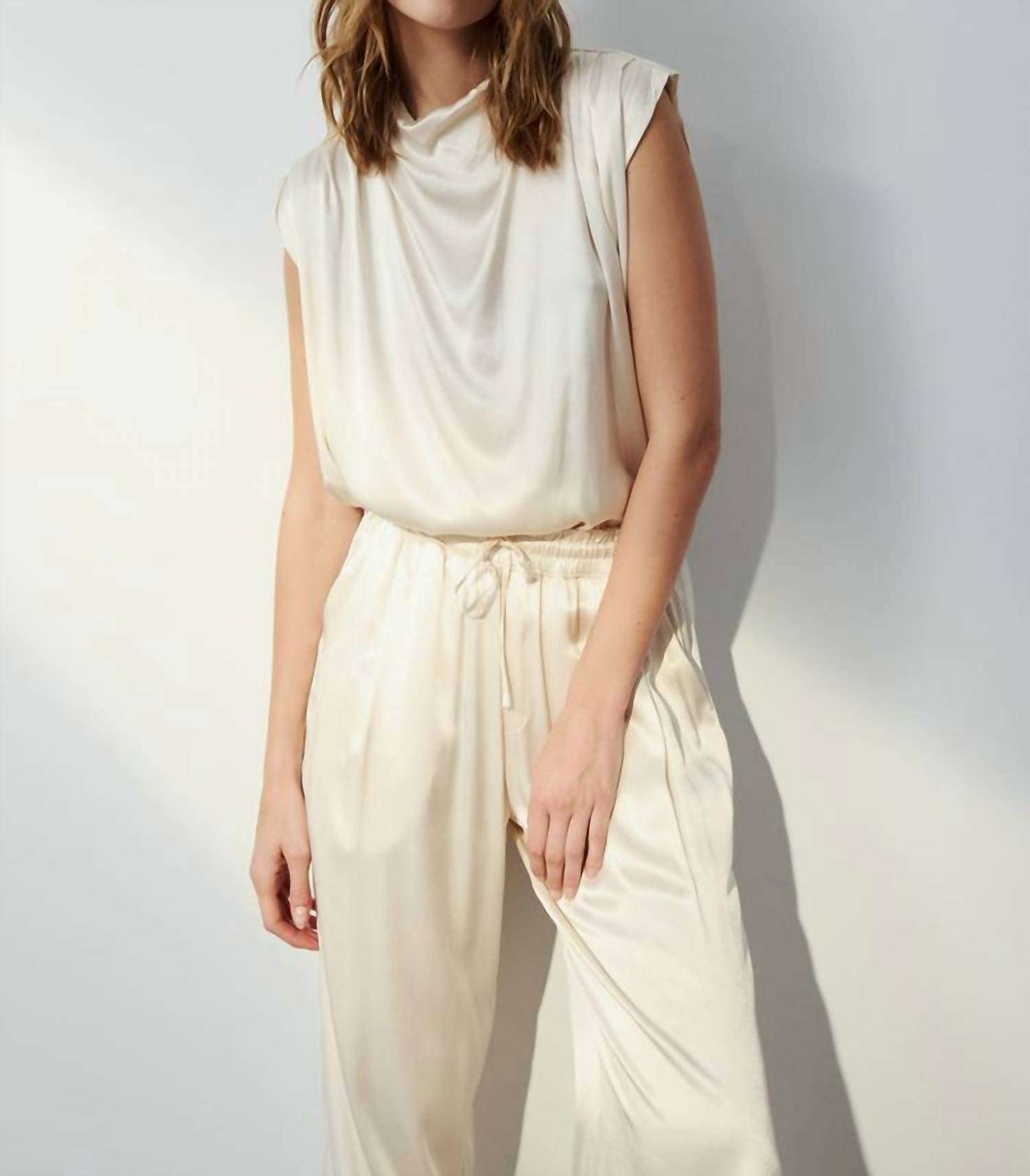 Melissa Nepton - Satin Drawstring Pant