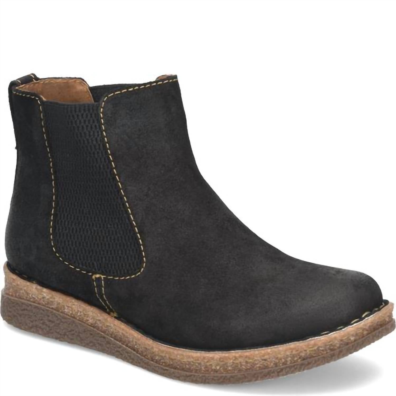 Born Women's Faline Boot in black - women's shoe - detail view