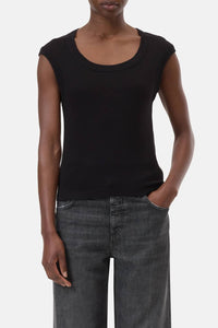 Closed - Cap Sleeve T-Shirt