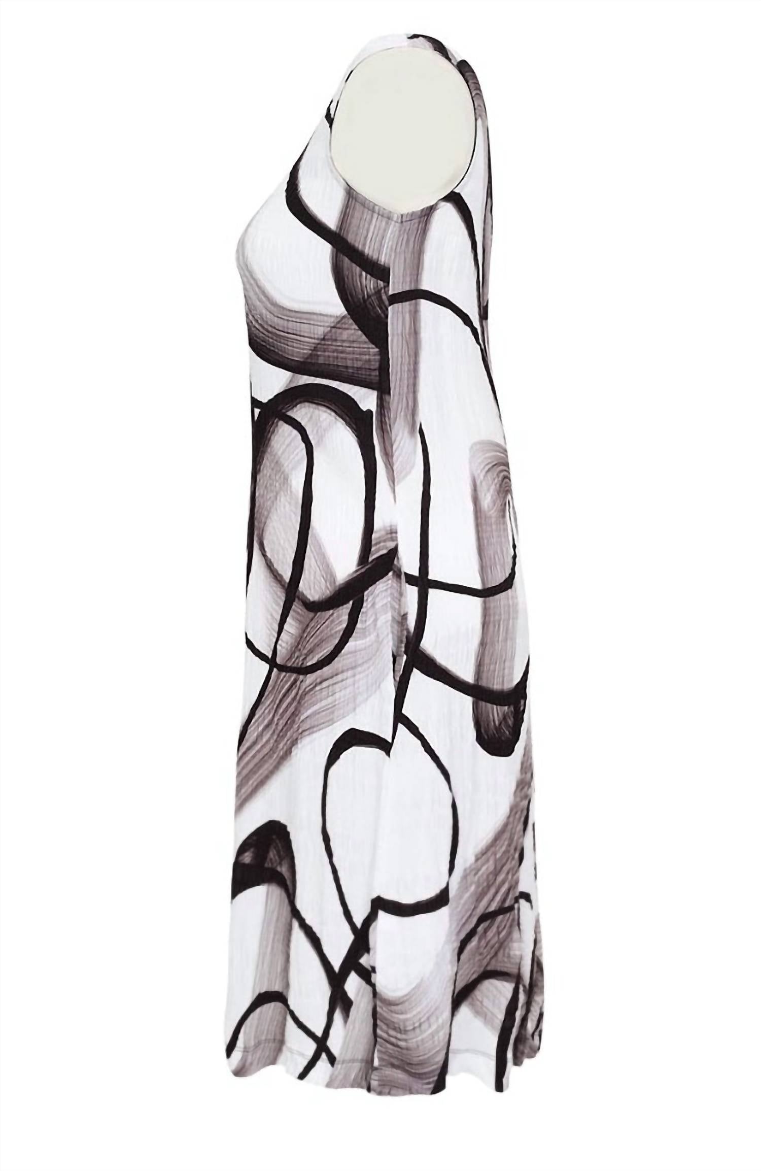 Dolcezza - Women's Abstract Poetry Maxi Dress