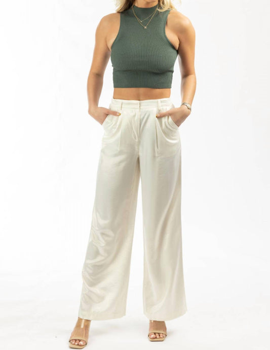 SHIMMER WIDE LEG PANT