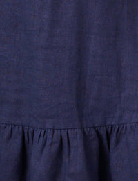 SAIL to SABLE Ruffle Hem Dress in navy - women's dress - view 4
