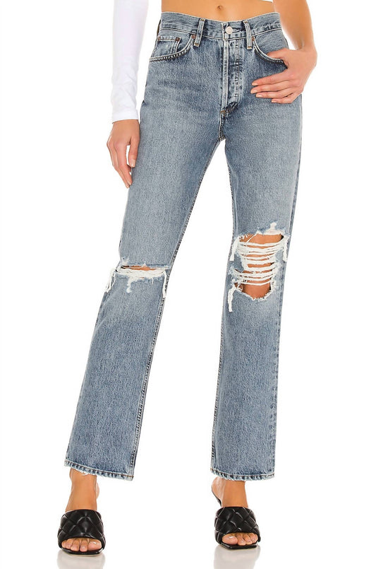 Agolde - Lana Mid Rise Vintage Straight Jean