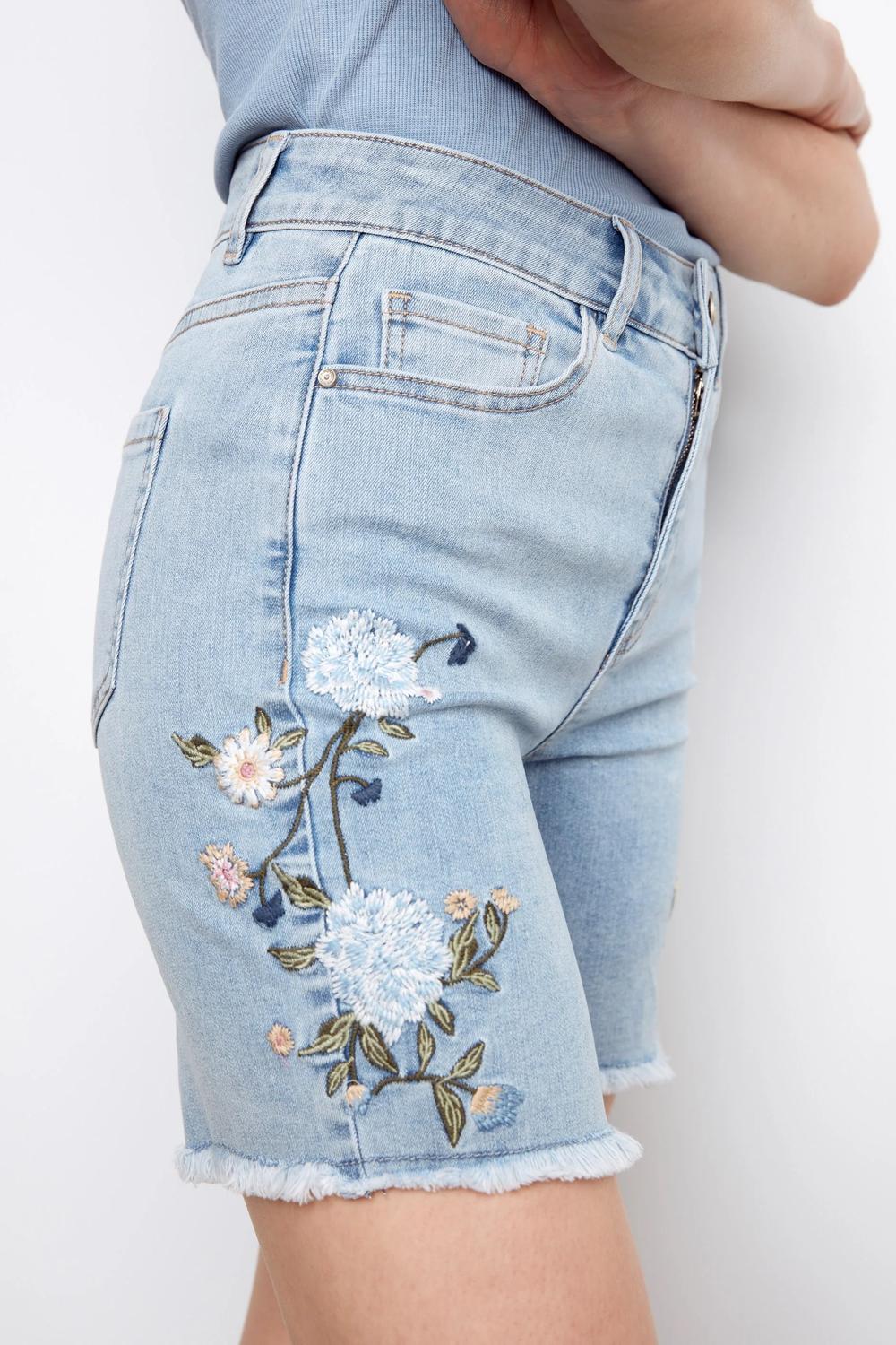 Charlie B - Side Embroidered Shorts