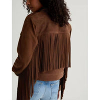 Ag Jeans - Molly Suede Fringe Truck Jacket