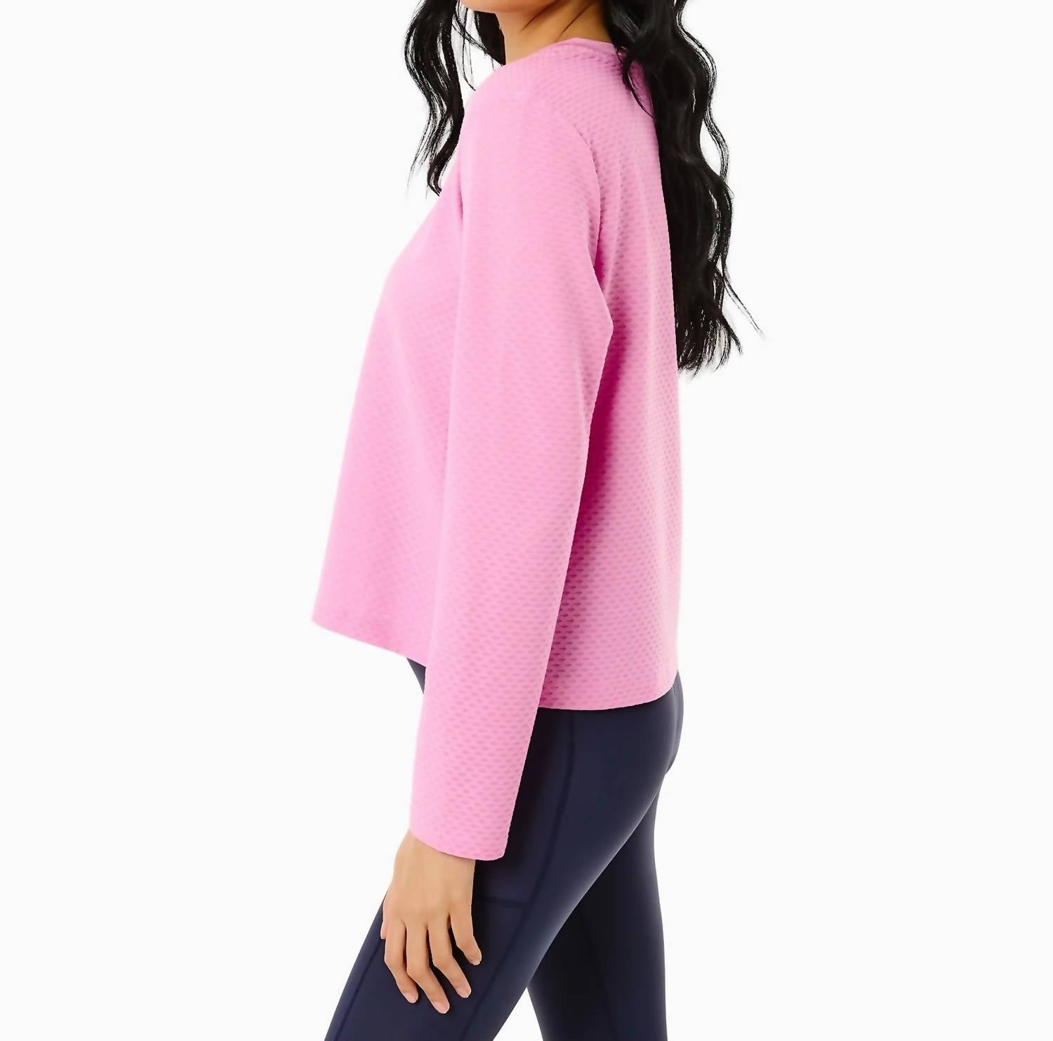 Addison Bay - Active Mesh Walnut Long Sleeve Tee