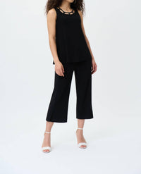 Joseph Ribkoff - Sleeveless Top with Cut-Out Neckline Detail