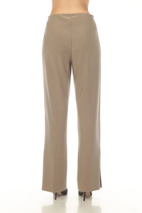 Joseph Ribkoff - Pull On Split Hem Wide Leg Pants