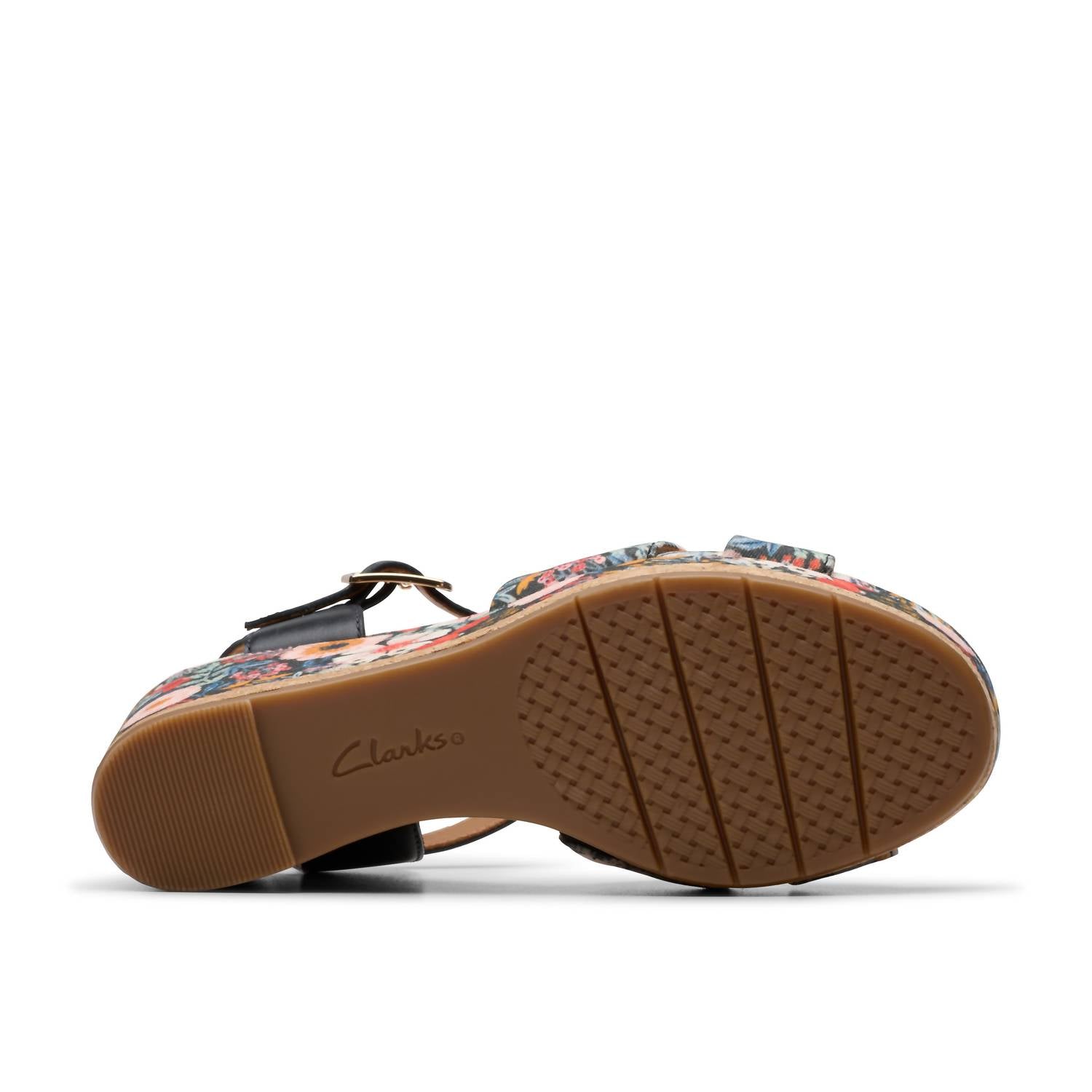 Clarks - Women's Chicly Floral Wedge Sandal