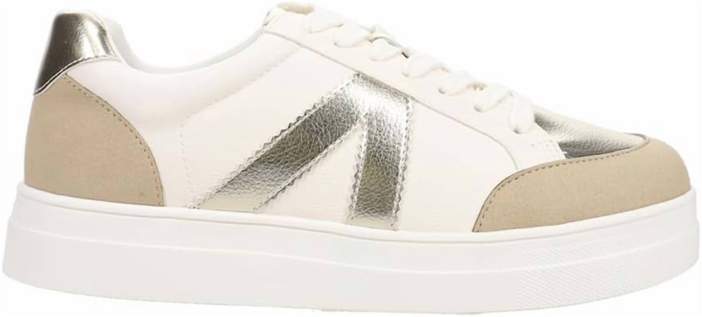 Mia Shoes - Women's Astra Faux Leather Platform Sneakers
