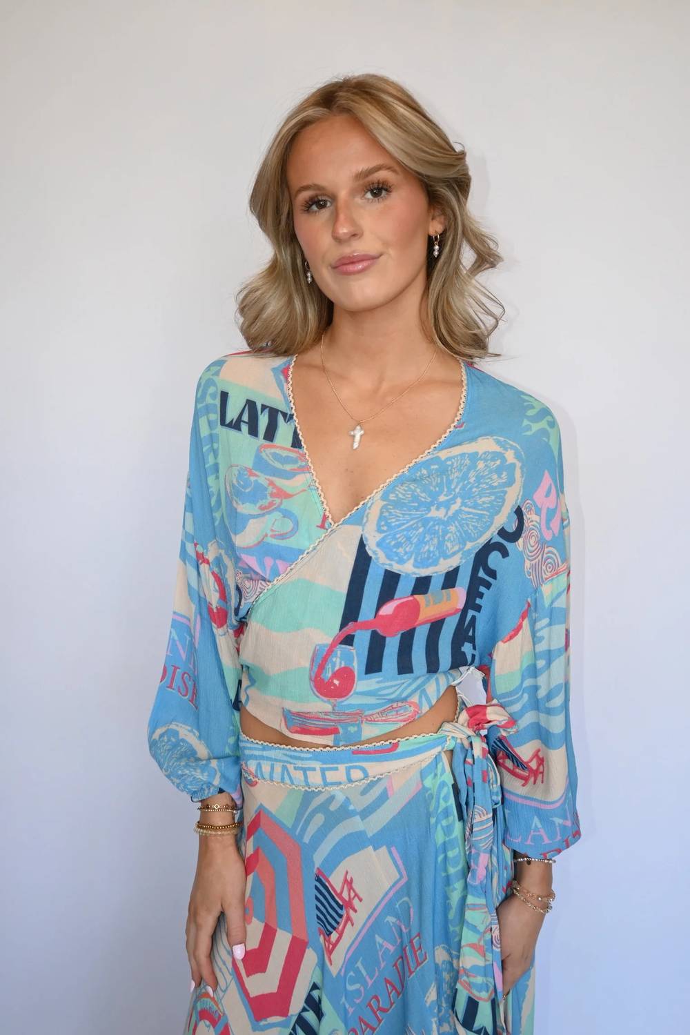 Vintage Havana - Front Tie Top
