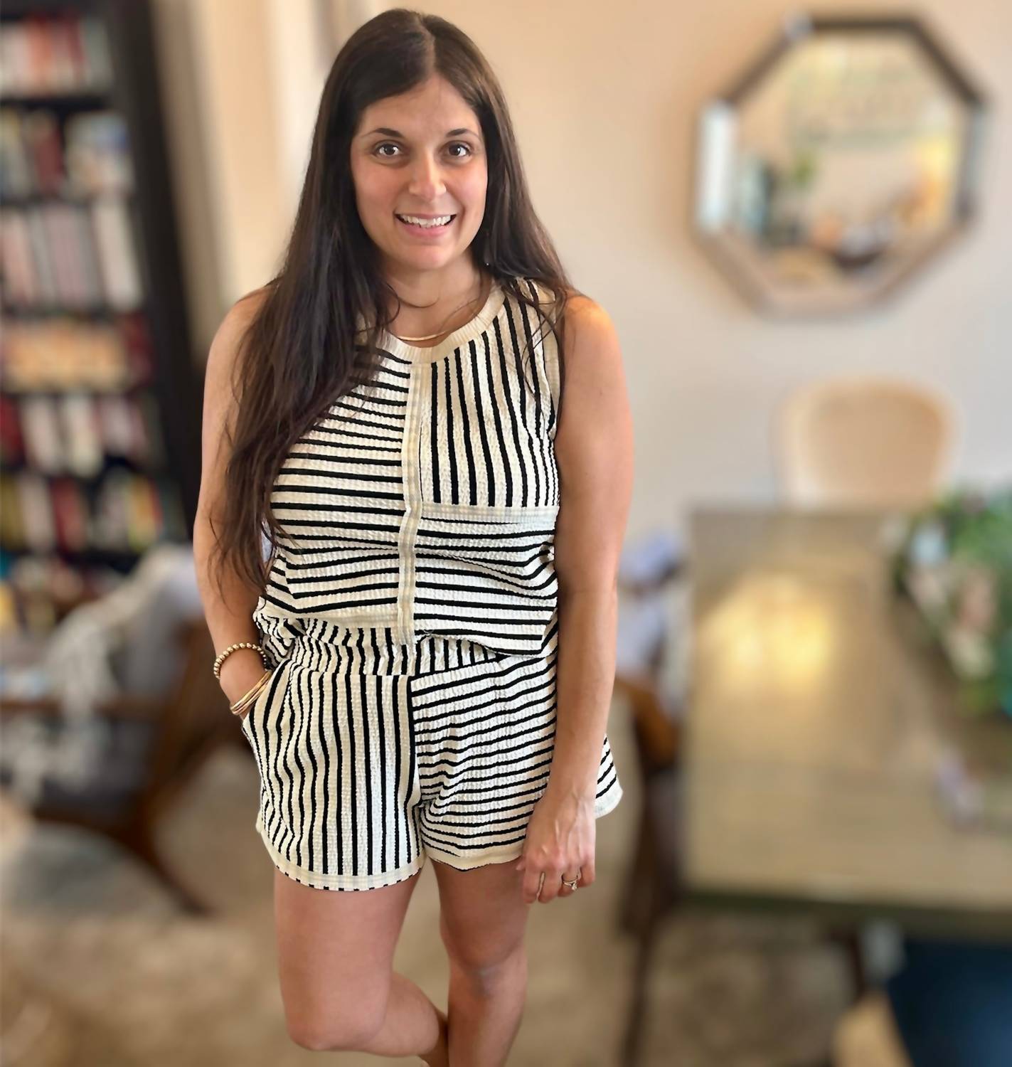 Umgee - Striped Shorts