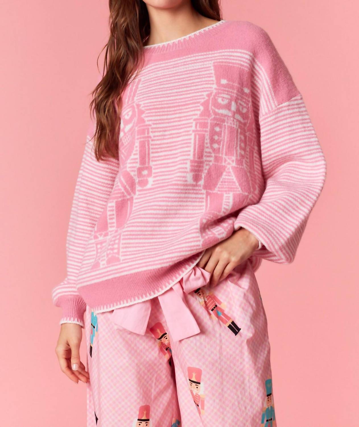 Peach Love - Pretty Nutcracker Sweater