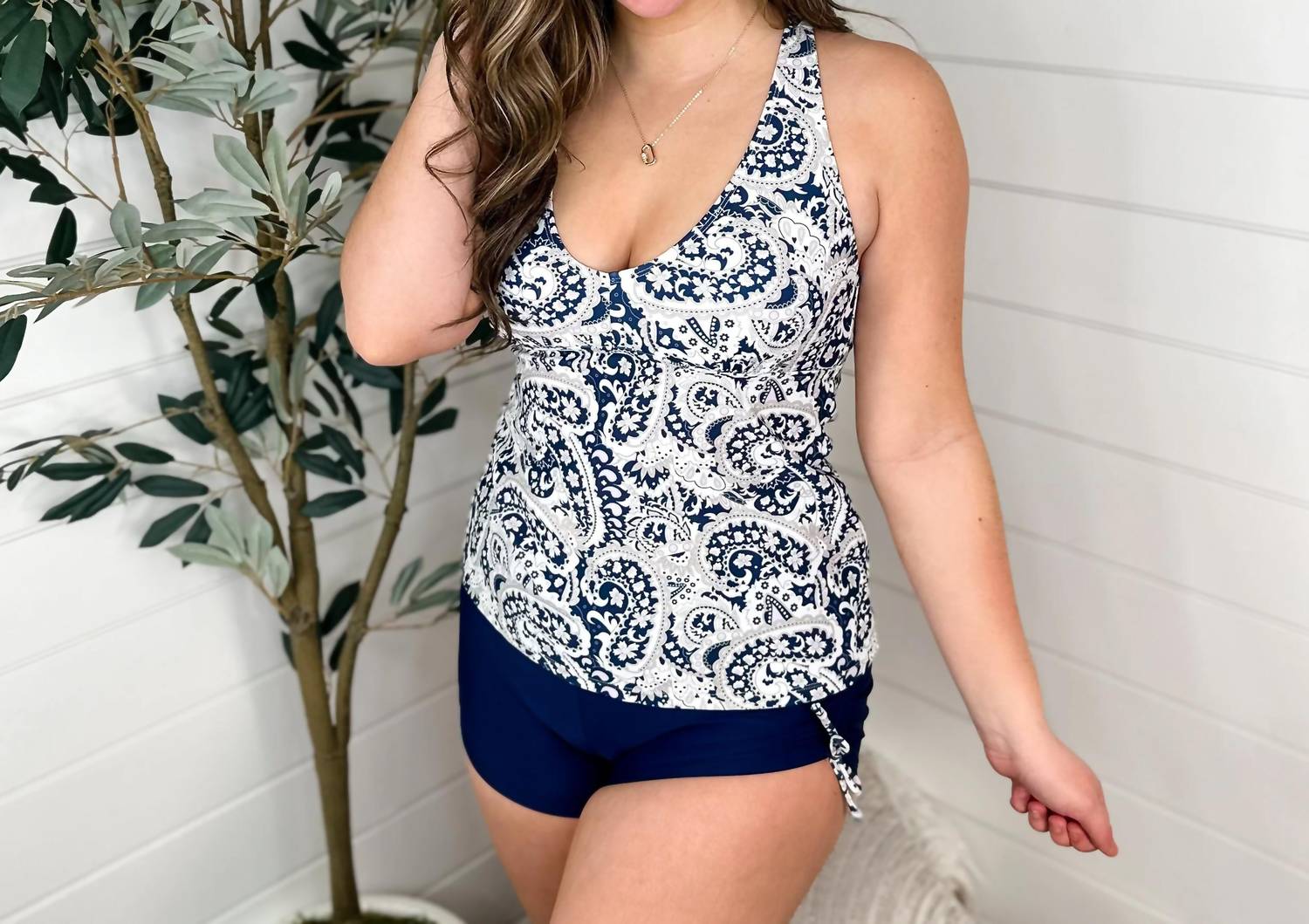 Marina West Swim - Watching Sunsets Tankini Swim Set