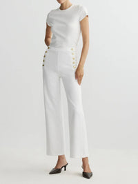 Dl1961 - Women'S - Karmine Refined Wide Leg: High Rise Pab Jeans