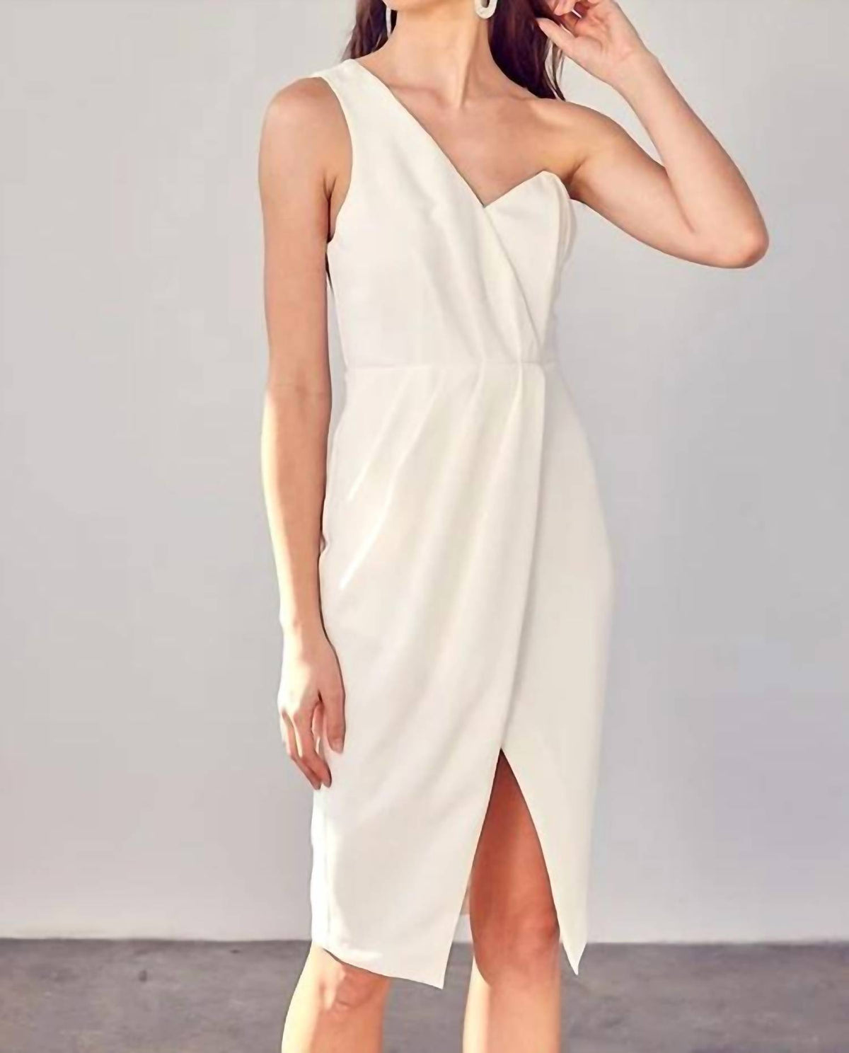 Do+Be - One-shoulder Fitted Midi Dress