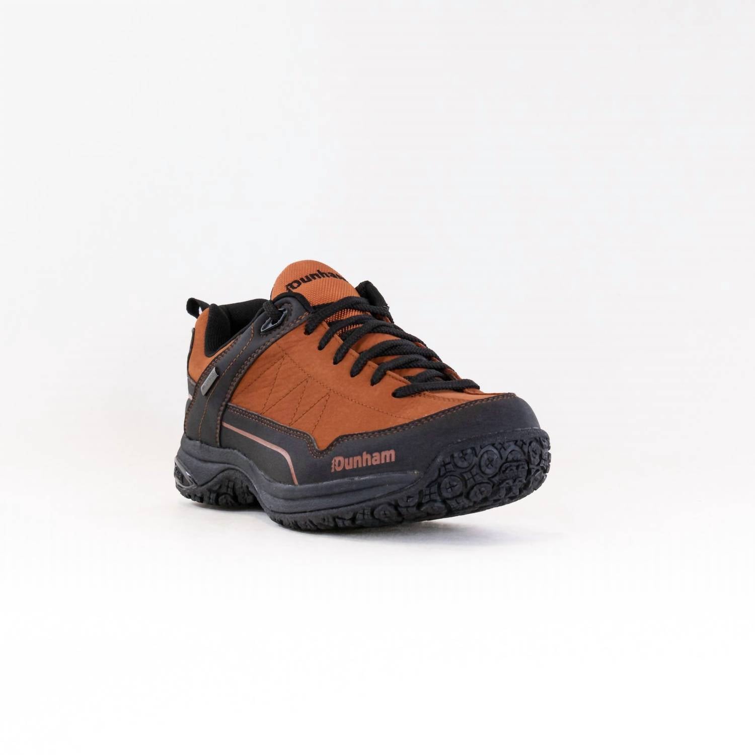 Dunham Men's Cloud Plus Lace Up Shoes in bombay brown - men's sneaker - detail view